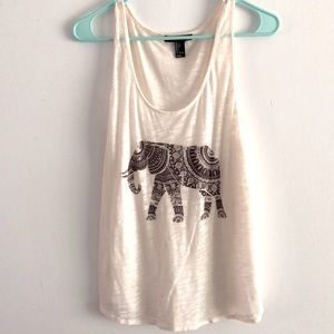 Forever 21 Elephant Tank- Large